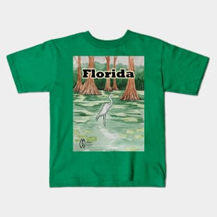 Florida swamp Kids T-Shirt